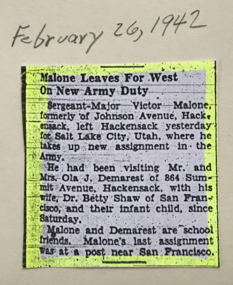 Victor Malone Article